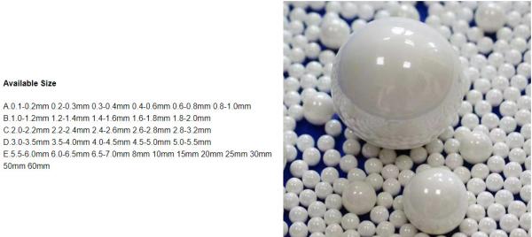 Density Ceramic Grinding Media Insoluble With Excellent Wear Resistance Cas No