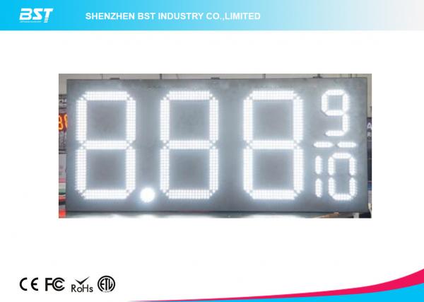 Quality 24 Inch Outdoor Led Gas Price Changer / Gas Station Price Sign Numbers for sale