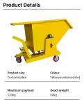 Mild Steel Self Dumping Forklift Bin Self Tipping Bin