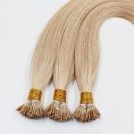 Virgin Human V Tip Clip In Hair Extensions For Thin Hair , Pure Color