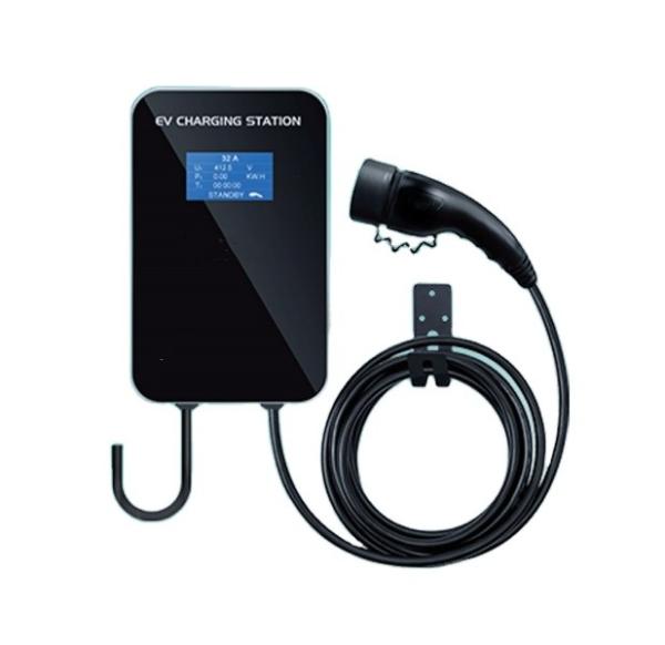 Home Wall Mounted AC Fast Charging EV 11kw Commercial With Galvanized steel