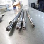 Single Screw Twin Screw Extruder Screw And Barrel , Extruder Machine Parts Screw
