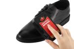 36g Shoe Shine Sponge Leather Hanging Holes Supermarket Shelves Shining Shoes