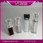2015 new style airless pump bottle for skin care cream ,empty clear acrylic
