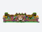 Lion Theme Park Slides Inflatable Jumping Castle For Children