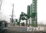 Professional 60m3 Twin Shaft Mixer Batching Plant Belt Type Conveyor