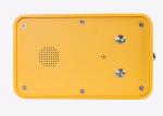 Speed Dial Industrial Weatherproof Telephone , Outdoor Sip Phone Anti Vandal