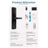 Buy cheap Glass Door Electric Door Knob Keyless-Entry Digital Fingerprint Smart Door Lock from wholesalers
