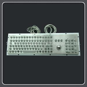 China Numeric 106 Key Keyboard With Trackball , Metal Keyboard With Trackball on sale
