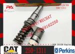 Construction Machinery 3516B 3512B Excavator Diesel Injector 250-1311 250-1313