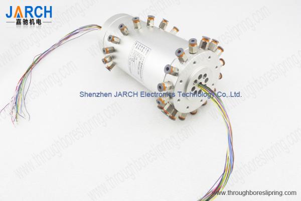 Low Torque Rotating Electrical Connector Slip Ring 2000 Rpm With 4mm-6mm Tube