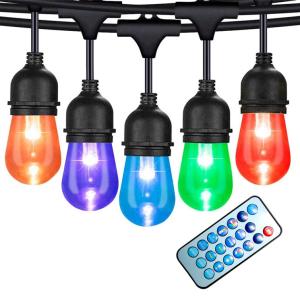 Wholesale Heavy Duty RGBW Outdoor Bulb String Lights Garden Festoon Lights from china suppliers