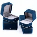 Velvet Material Jewelry Boxes for Hanhong 2023 Custom Logo Blue Bracelet