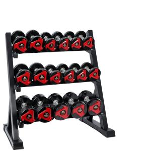Wholesale Strength Training Three Layer Dumbbell Rack Fitness Equipment Commercial from china suppliers