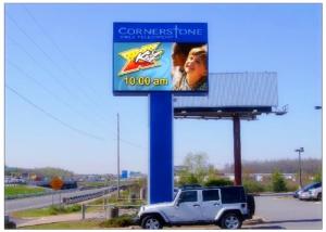 Wholesale GIF Animation Picture Display Programmable LED Signs Outdoor RS232 1 / 4 Constant Current from china suppliers
