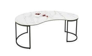 Wholesale 3H Furniture Coffee Table Laminam Ceramic Top Tempered Glass Iron from china suppliers