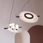Nordic modern art chandelier creative hotel bar hotel marble chandelier