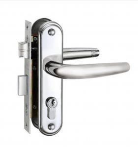 Wholesale Safety Front Door Entry Handle And Deadbolt Lock Set Sleek Lever Cylinder Deadbolt from china suppliers