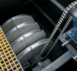 Wholesale 8.3KW 24 Pcs Rotary Disc Filter Screw Press Activated Sludge Wastewater Treatment from china suppliers