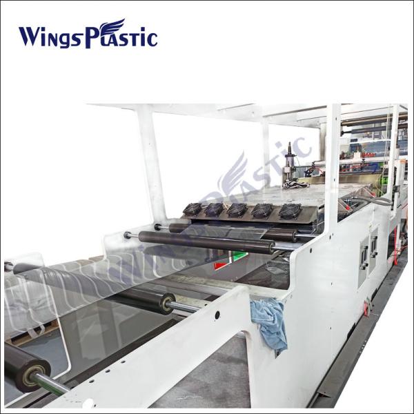 Single Screw Plastic Sheet Extruder PP PS PET PE Material Sheet Extrusion