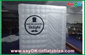 Wholesale Advertising Booth Displays Cube Portable Mobile Inflatable Photo Booth LED With Logo Printing ROHS from china suppliers