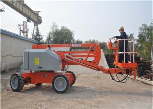 Wholesale Telescopic Self Propelled Boom Lift 4*2 AC Drive With Manual Emergency Pump from china suppliers
