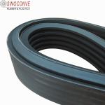 Polyamid Weft Rubber Rough Top Surface Banded V-Belt Standard and Durable