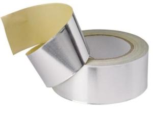 Wholesale Temperature Resistant Flame Retardant Aluminum Foil Tape,silver acrylic adhesion paper aluminum foil tape with fireproof from china suppliers