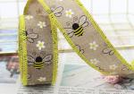 Cross border Sunflower bees paragraph Bee Festival polka dot checkered wavy