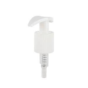Wholesale Cosmetic Left Right Lock Pump Press Type With Stripes Plastic Lotion Dispensing Pump from china suppliers