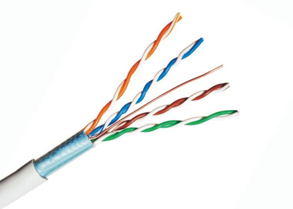 Copper Lan Cable , Cat.5e FTP Cable Shielded Networking Cable 4 Pair 1000 ft