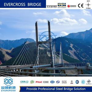 Wholesale Custom Made Cable Supported Bridge Prefabricated Steel Truss Bridge from china suppliers