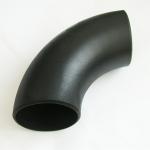 Sch80 Sch40 Sch20 90 Degree Lr Elbow 1.5d Astm A234 Wpb Black