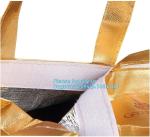 Newest promotional pp laminated non woven thermal lunch bags, Cheap Price Tote