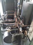water to water heat pump for heating/cooling and hot water solution