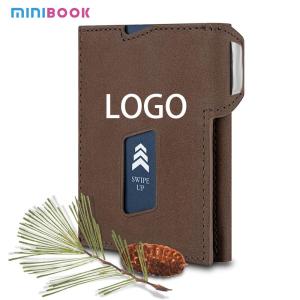 Wholesale OEM/ODM Rfid Blocking Slim Wallet Card Case Credit Card Holder For Men PU Trifold Wallet from china suppliers