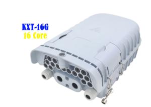 Wholesale 16 Core Fiber Optic Distribution Box Gray PC ABS PE Wall Hanging Pole Installation from china suppliers