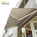 Aluminium Waterproof Retractable Awning House Balcony Remote Motor Control
