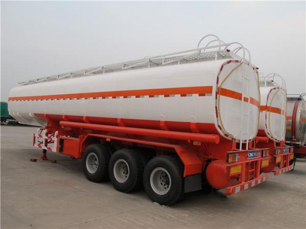 Quality CIMC 40000 45000 50000 liters optial  tri axle fuel tank semi trailer for sale