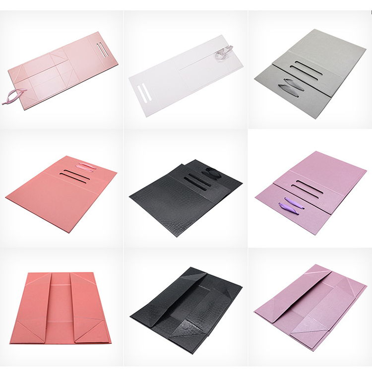 Cardboard Customized Gift BoxesLarge Square Flat Pack Folding Magnetic Boxes