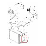 For Bentley Continental Flying Spur GT 2003-2011 Lower Water Coolant Radiator