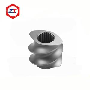 Wholesale 6542 Material Rotor Twin Extruder Screw Elements Metal Color Screw Element For Plastic Twin Screw Extruder from china suppliers