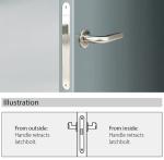 Certifire Stainless Steel Mortice Door Lock for Fire Door Latch Passage EN1634