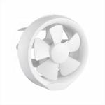 Round Plastic Shutter Glass Window Silent Ventilation Small Round Exhaust Fan