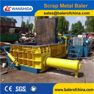 Wholesale WANSHIDA Scrap Steel HMS Baling Press Compactor Baler Export to USA from china suppliers