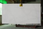 Engineered 30 MM Calacatta Quartz Stone For Indoor Decoration Materials
