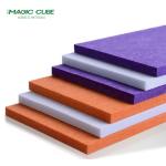 1220*2420mm 3D Polyester Fiber Acoustic Panel Eco Friendly for Meeting Room