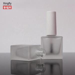 Wholesale Empty 10ml Gel Nail Polish Bottle OEM Square Glass Bottle With Brush from china suppliers