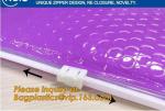 Holographic Factory Shiny gold Cosmetic bag Zipper Bubble Bag zip-lock Slider