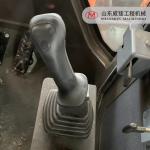 4WD CE Hydraulic Wheel Loader With Boom Structure Yellow Red Orange